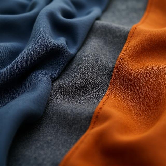 Close-up of intricate woven textile patterns in muted earthy tones